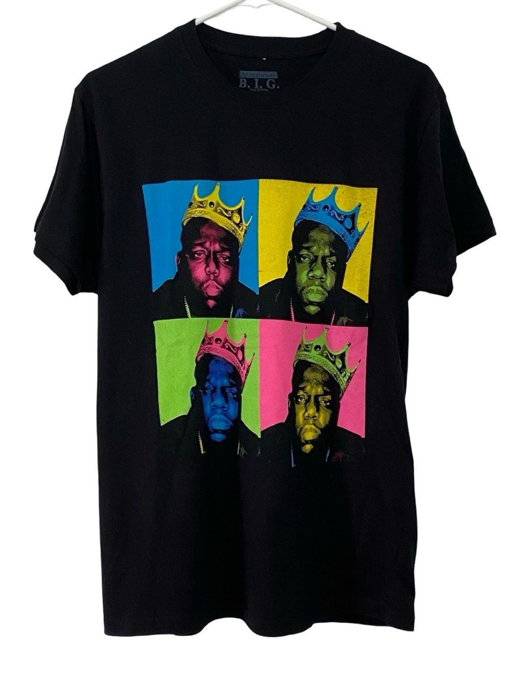 Notorious BIG Tshirt Mens Size Medium New Biggie Tee Andy Warhol Colorful Print